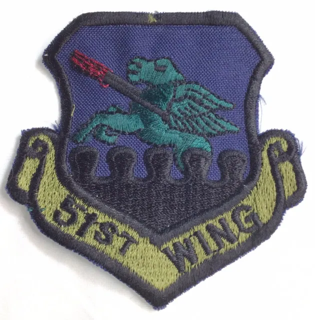 US Air Force Patch 51st Fighter Wing Subdued Unit Crest Embroidered Insignia