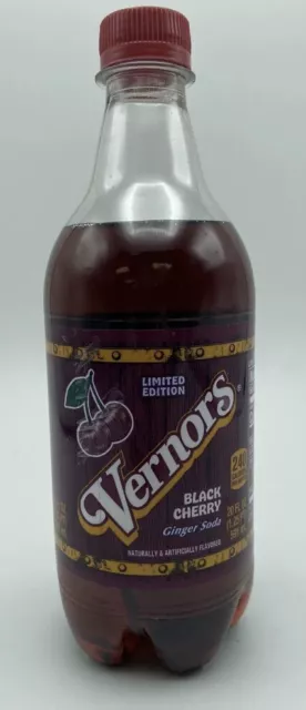 Limited Edition Vernors Black Cherry Michigan Exclusive 20oz Plastic Bottle