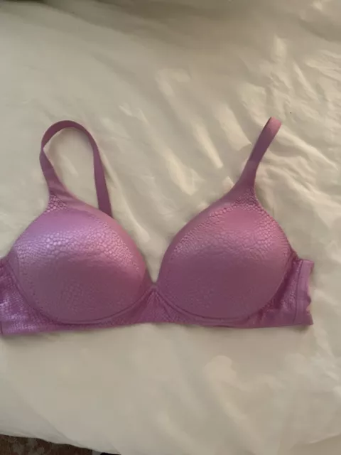 Warners 01375  Back to Smooth Lift Wire-free Lightly Padded Bra 38C Preowned