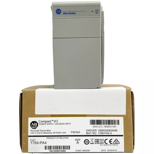 Allen Bradley 1769-PA4 CompactLogix Power Supply 120/240VAC Input USA Seller