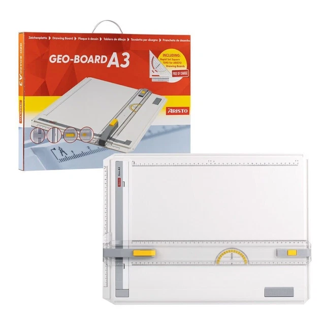 Geo-Board A3 Profi Zeichenplatte Zeichenboard Zeichentisch Zeichenbrett ARISTO