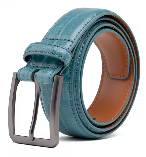 Mens Genuine Leather Belts for Men Dress Belt Many Colors