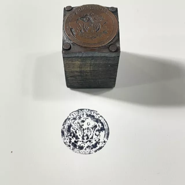 Letterpress Block Oldsmobile Advertising Block 17mm X 17mm Printing
