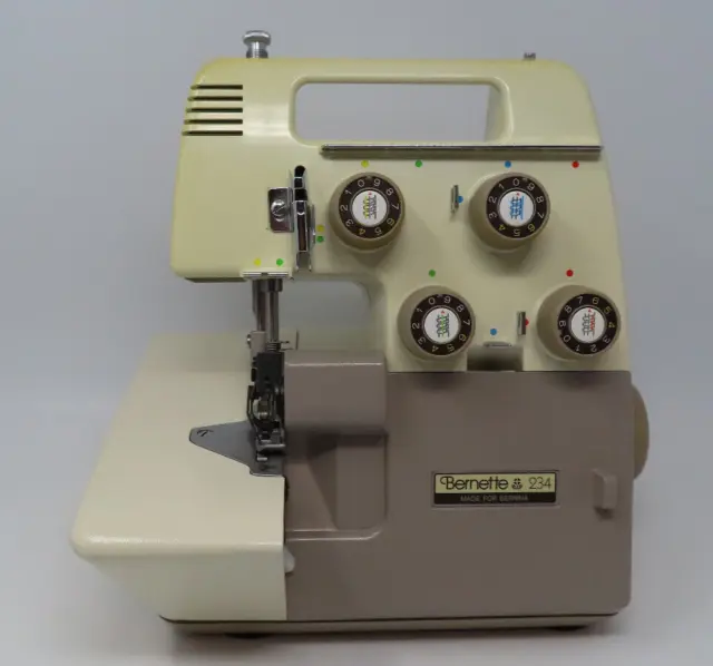 Bernina Bernette Overlock Serger Sewing Machine Model 234 Tested
