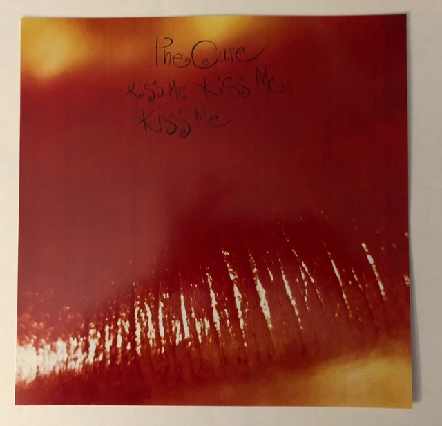 THE CURE Kiss Me Kiss Me Kiss Me 12x12 Album Cover Poster Print Flat NEW