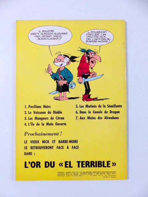 Vieux Nick & Barbe Noire 1964 édition originale - Sa Majesté se rebiffe (spirou) 2