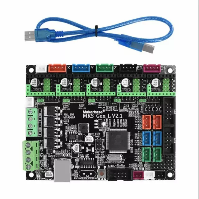 GEN-L V2.1 MKS Smoothieboard 3D Printer Control Board Motherboard fr Marlin MKS