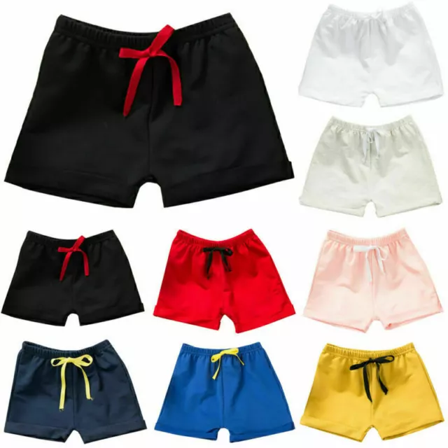 Kid' Boys Girls Casual Sport Shorts Running Elastic Waist Short Pants Sweatpants