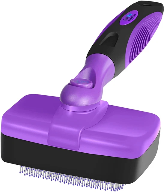 GM Pets™ Self Cleaning Grooming Brush | This Is the Best Dog and Cat Brush for S