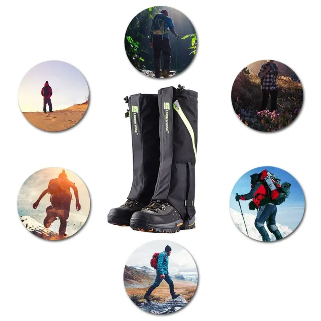 Outdoor Sport Winter Gaiters Waterproof Boots Cover for Rain Snow and Mud