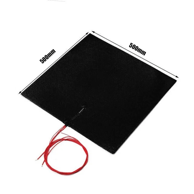 Silicone Heating Pad 500 500mm Chauffé Lit Chauffage Haute Qualité Coussinet for 3