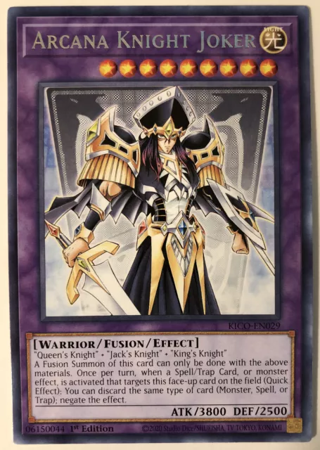 Yugioh King's Court KICO-EN029 Arcana Knight Joker Rare NM/M