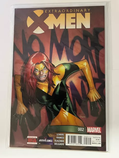 EXTRAORDINARY X-MEN #2 Marvel Comics 2016 Jeff Lemire & Humberto Ramos | Combine