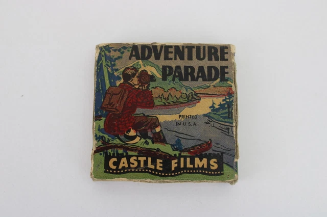 Vintage 8mm Film Castle Films Adventure Parade - Bruins Go Camping