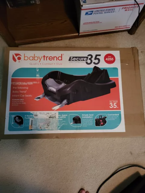 Baby Trend Secure 35 Infant Car Seat Base Model CB66100S New Open Box