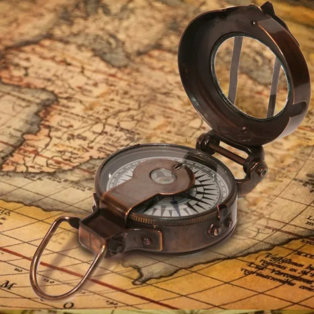 Antique compass Brass Military Pocket Compass Maritime lots of 10 pcs