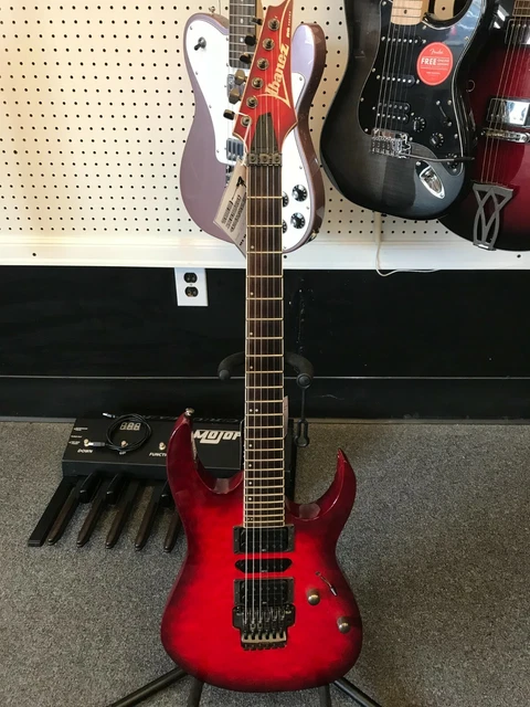 IBANEZ RG370QMSP ELECTRIC Guitar Transparent Red Burst 300.00 PicClick
