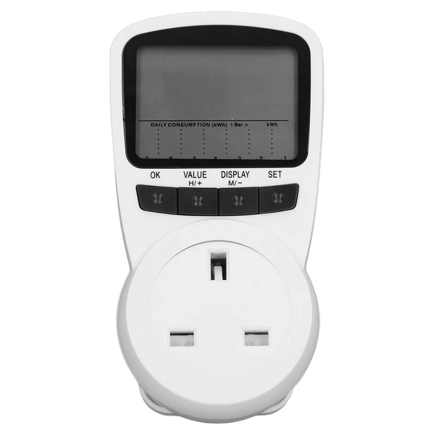 Moniteur D'utilisation De L'électricité Compteur D'électricité Avec Prise UK