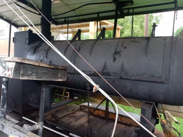 500 gallon smoker in trailer