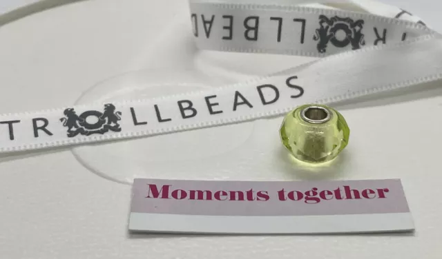 Authentic Trollbead Retired! Lime Prism Tagbe-00154 Genuine Brand New