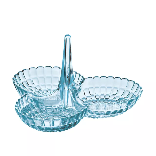 Guzzini Tiffany Plateau pour les Antipasti Bleu Acrylique Recyclable 19920081