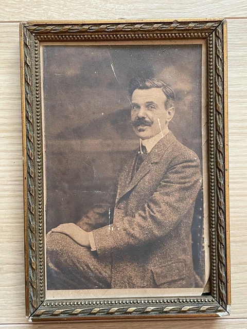 Charmant petit cadre ancien en bois doré photo portrait frame - Vintage