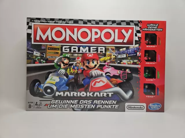 Monopoly Gamer Mario Kart, deutsch, Neu In Folie! Nintendo Brettspiel Hasbro