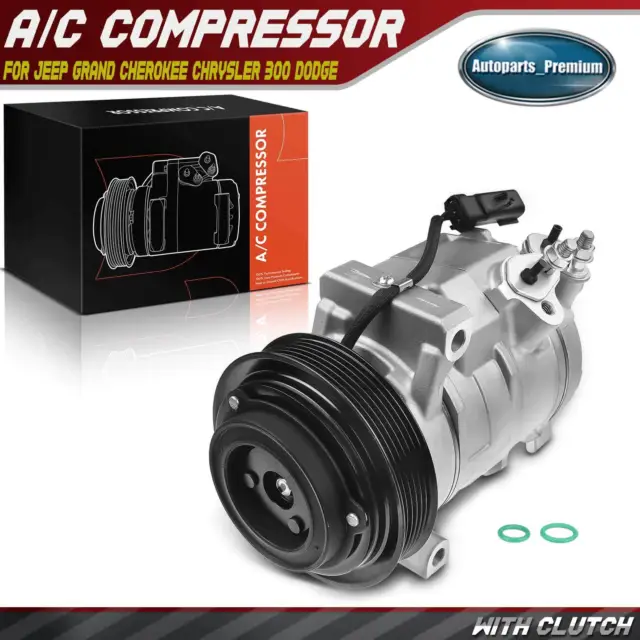 AC Compressor w/Clutch for Jeep WK2 Grand Cherokee 12-21 Chrysler Dodge 5.7 6.4L