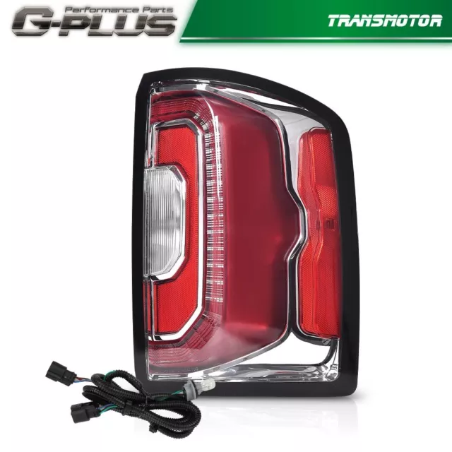 LED Right Tail Light Fit For 2016-2018 GMC Sierra Rear Brake Tail Lamp Passenger