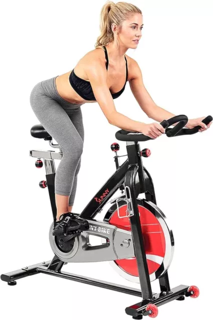 Sunny Health & Fitness Indoor Stationary Cycling Exercise Bike, Workout Home