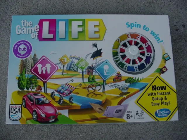 The Game of Life Board Game 2014 Preowned Complete Kids Have Spoken Spin to  Win
