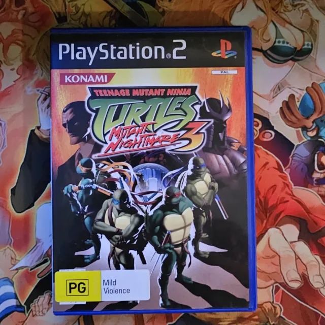 Teenage Mutant Ninja Turtles 3: Mutant Nightmare (PAL PS2 Game) - GOOD CONDITION