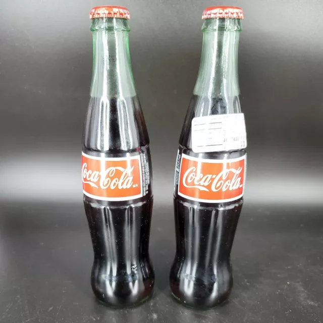 Coca-Cola Bottles Mexico 355 ml 13 Oz Refreshing  2002 New/OLD Full! NOT FOOD!