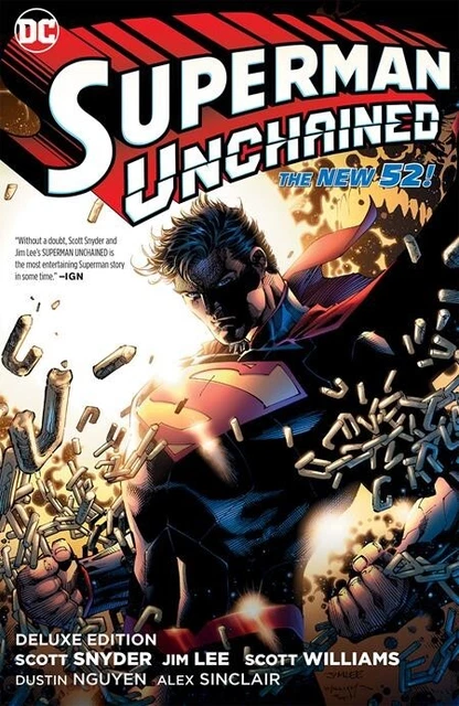 Dc Comics Superman Unchained The Deluxe Edition Hardcover Hc