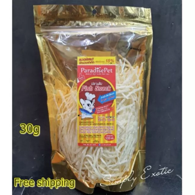 Sugar Glider ParadisePet Fish Stick Snack 30 g VENDEDOR EE. UU. ENVÍO GRATUITO Hámster