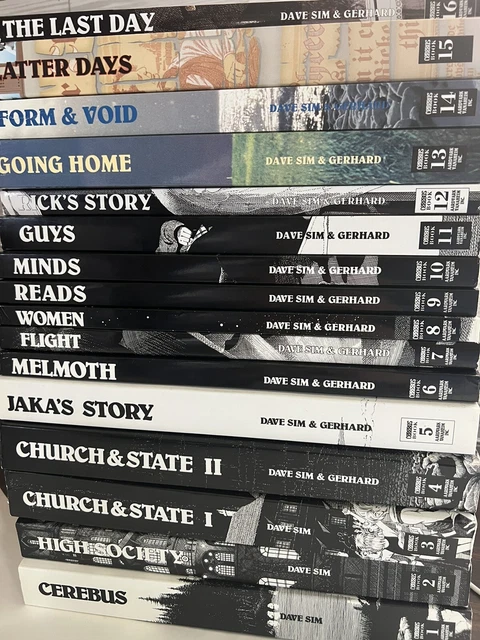 Dave Sim & Gerhard Graphic Novels Volumes 1-16