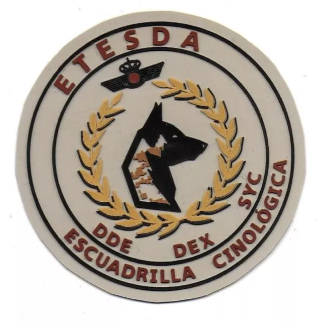 parche EJERCITO DEL AIRE ETESDA ESCUADRILLA CINOLOGICA K9  , spain patch