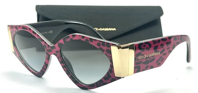 New Dolce & Gabbana Dg4396 3326/8G Pink Authentic Sunglasses 55-17 145 W/Case