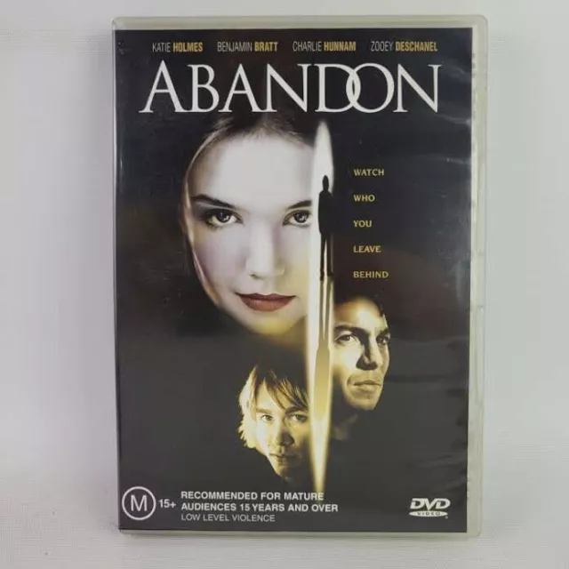 Abandon (DVD, 2002) Katie Holmes, Benjamin Bratt, Charlie Hunnam, Fred Ward