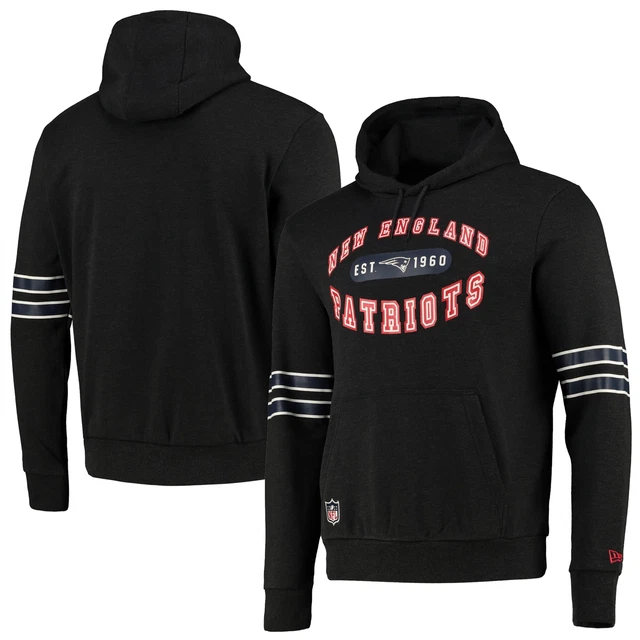 Felpa con cappuccio New England Patriots (taglia XL) NFL New Era Wordmark - Nuova