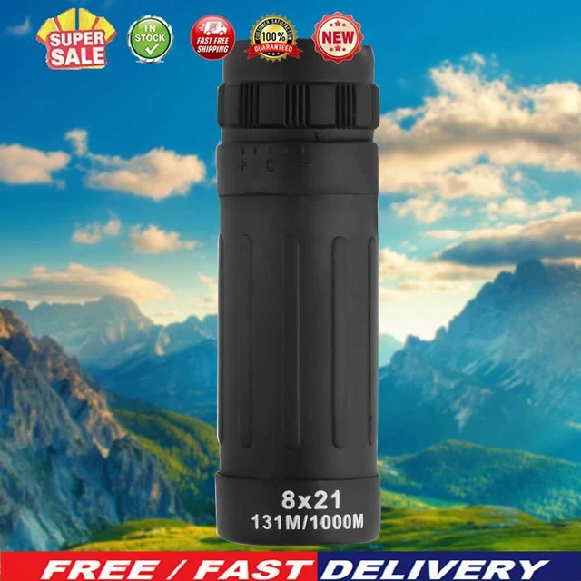 8x21 Telescopio Multicapa Mini HD Monocular para Actividades al Aire Libre