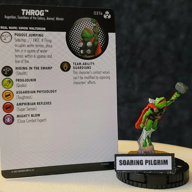THROG - 037a  RARE War of the Realms Marvel Heroclix #37a