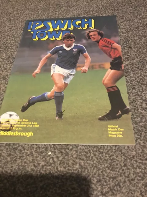 80/81 Ipswich Town v Middlesbrough [Football League Cup]