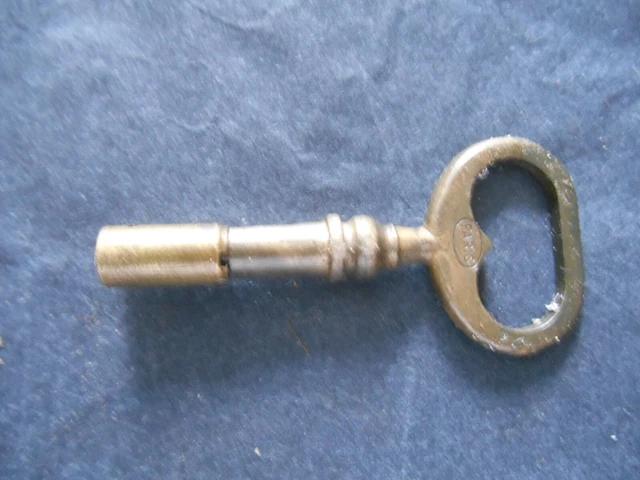 ANCIEN JOUET 1930 Homme Canon Cle Mecanique Tole Jep Lr Bing Joustra