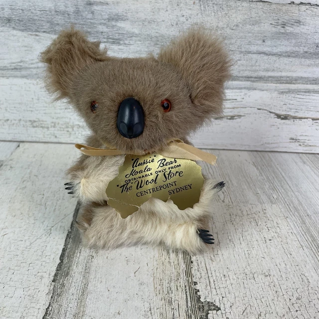 Vtg Aussie Koala Bear “The Wool Store” Centrepoint Sydney Australia Plush
