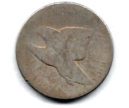US Coin 1857 Flying Eagle Cent Copper Key Date KM# 85