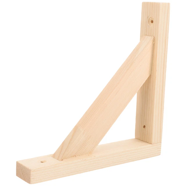 Mensola A Parete Geometrica In Legno – Design A Onda Moderno, In Quercia O Noce, 65x40x15 Cm