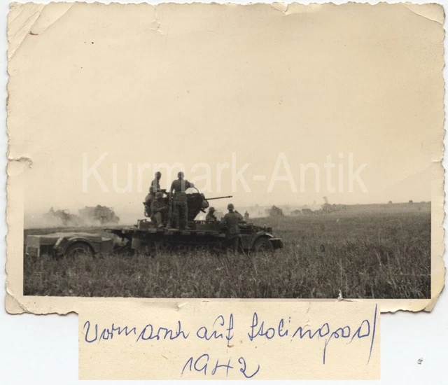 B147 FOTO WEHRMACHT Heeres Flak 14./ Infanterie Regt. 71 Russland