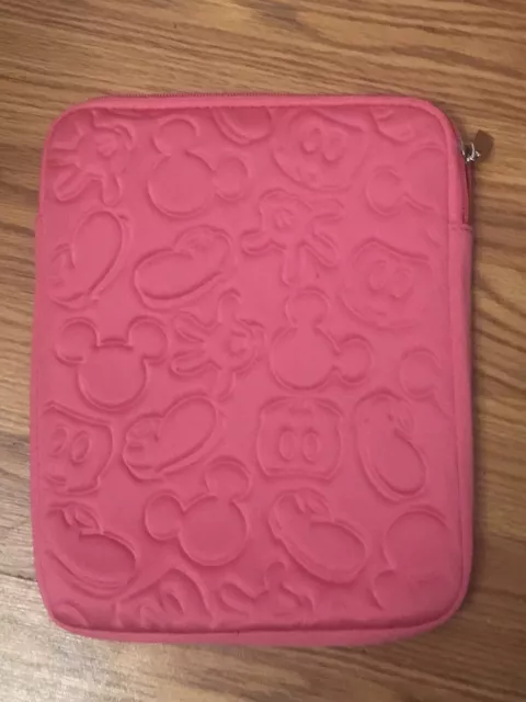Mickey Mouse Disney Parks Pink Tablet Holder Sleeve
