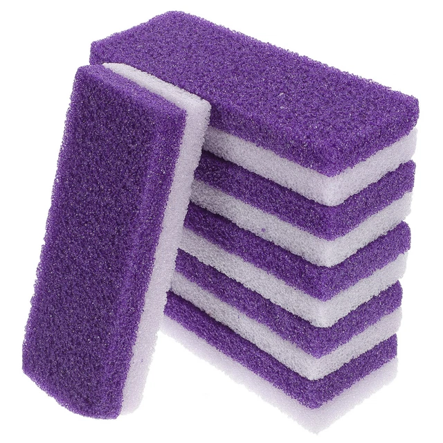 6 piezas exfoliador de pies archivo de pedicura accesorios de inodoro limpiador de uñas